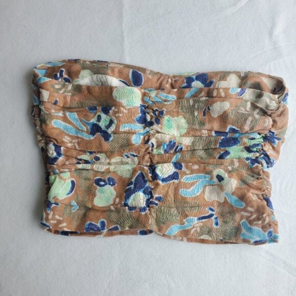 Wilfred Fatale Linen Molten Camel/Soft Blush Camisole Size 0 - Picture 2 of 9